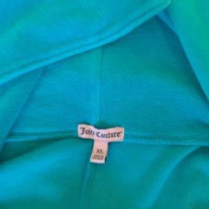 Teal Velvet Juicy Couture Zip Up